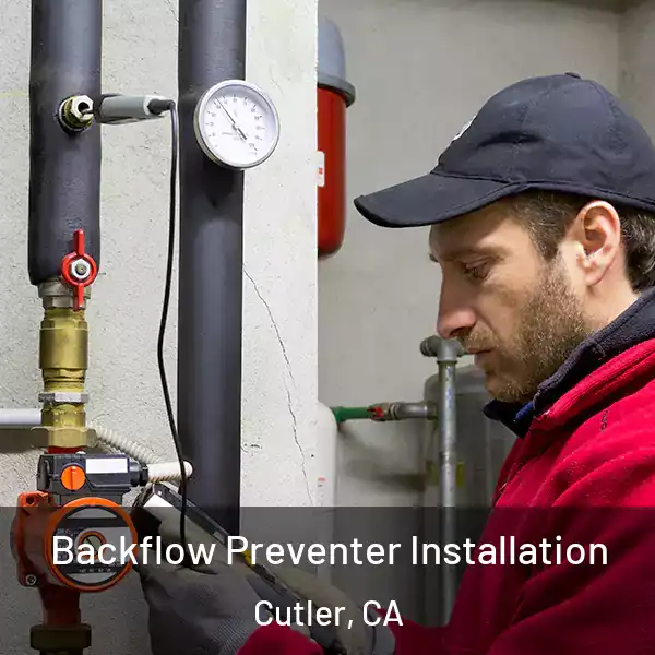  Backflow Preventer Installation Cutler, CA