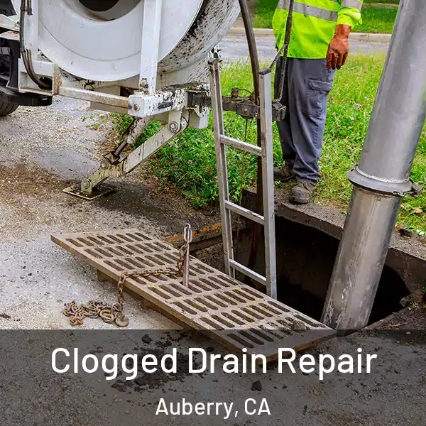 Clogged Drain Repair Auberry, CA