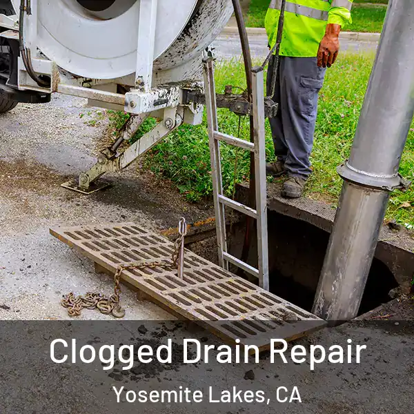 Clogged Drain Repair Yosemite Lakes, CA