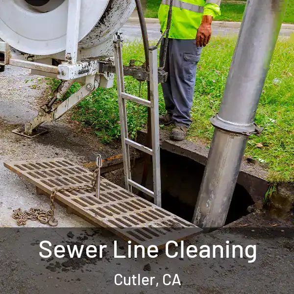  Sewer Line Cleaning Cutler, CA
