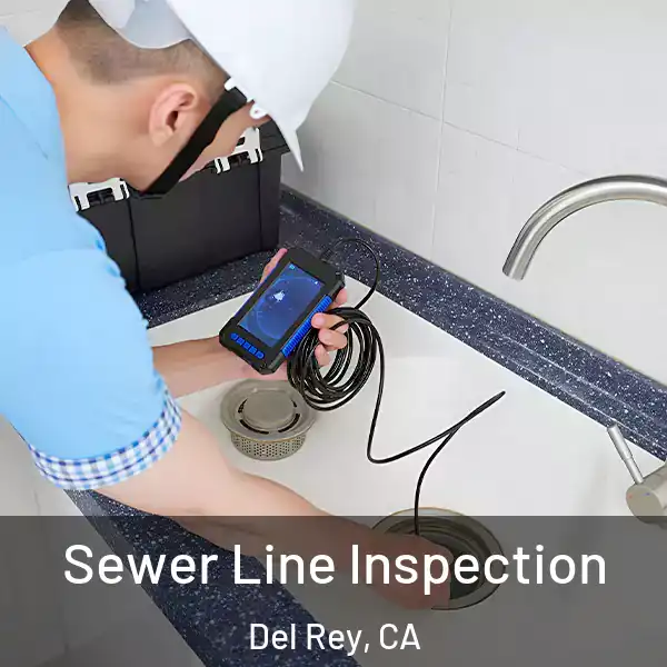  Sewer Line Inspection Del Rey, CA