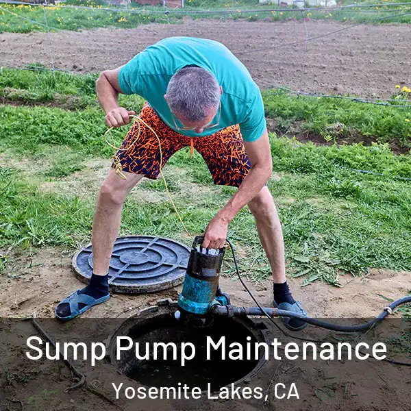  Sump Pump Maintenance Yosemite Lakes, CA