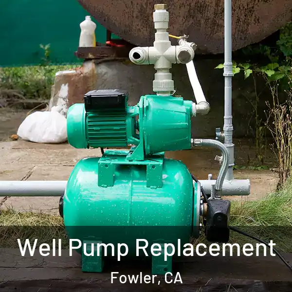  Well Pump Replacement Fowler, CA