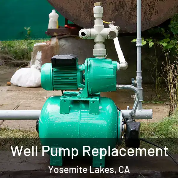  Well Pump Replacement Yosemite Lakes, CA